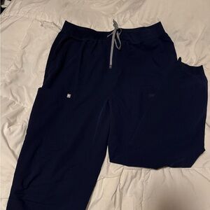 Fabletics Women's Navy Jogger Scrub Pants
